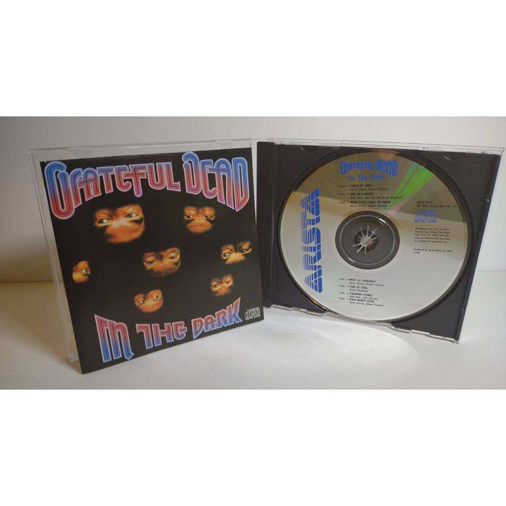 Grateful Dead In The Dark CD Album 1987 Early Pressing ARCD 8452 Touch Of Grey